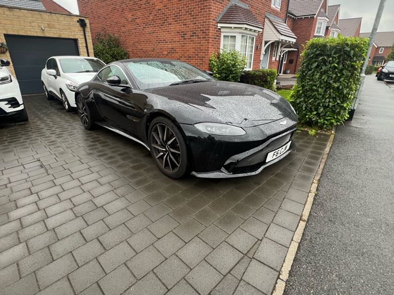 Aston Martin Vantage spotted in Burton upon Trent