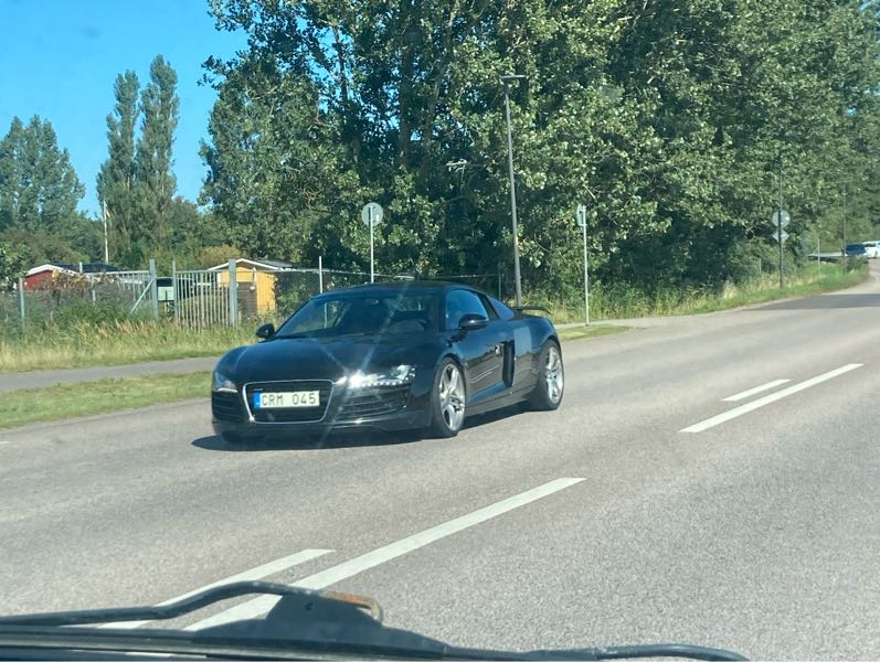 Audi R8 spotted in Varberg