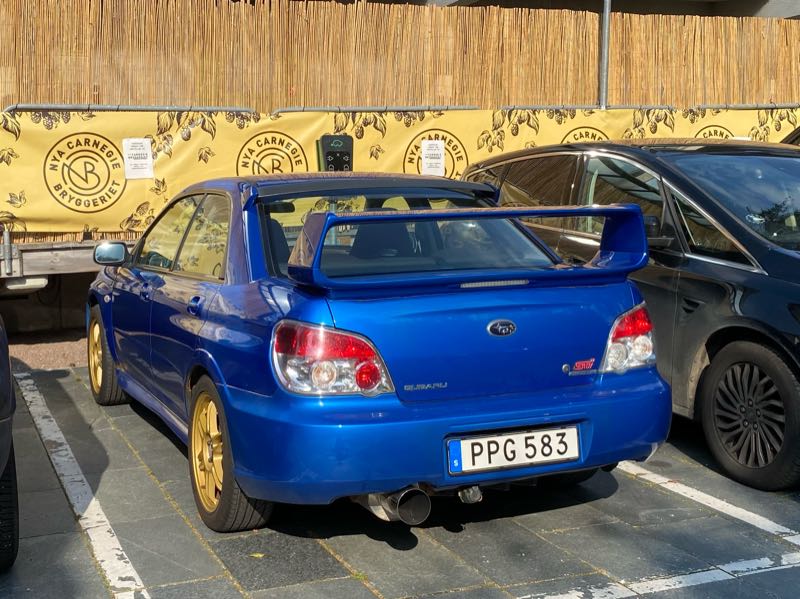 Subaru Impreza WRX STI (2005) spotted in Stockholm, Sweden
