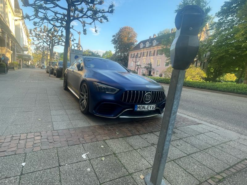 Mercedes-Benz AMG GT 4-Door Coupe spotted in Baden-Baden