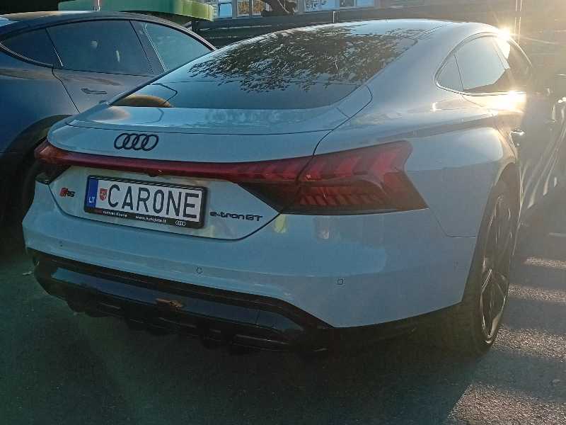 Audi e-tron GT spotted in Daugai