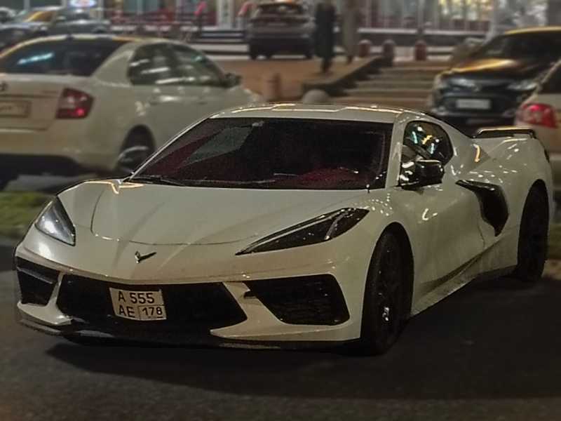 Chevrolet Corvette (2020) spotted in Saint Petersburg, Russia