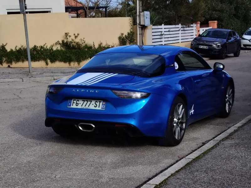 Alpine A110 spotted in Hyères