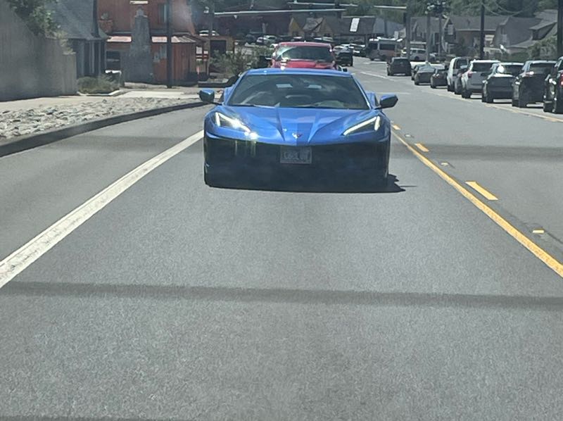 Chevrolet Corvette C8 (2020) spotted in Lincoln City, United States