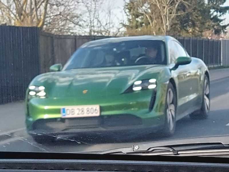Porsche Taycan (2020) spotted in Århus, Denmark