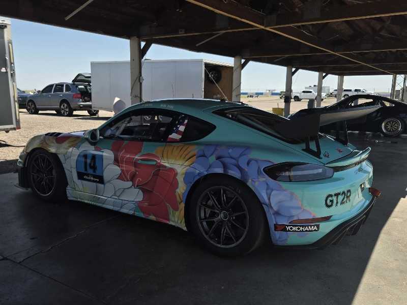 Porsche Cayman GT4 (2019) spotted in Deer Trail, United States