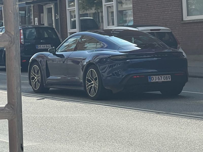 Porsche Taycan spotted in Aalborg