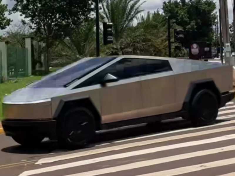 Tesla Cybertruck spotted in Campo Grande
