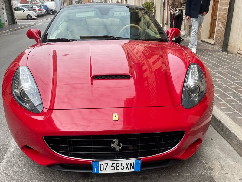 Ferrari California (2012) spotted in Civitanova Marche, Italy