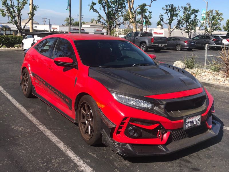 Honda Civic Type R spotted in Long Beach