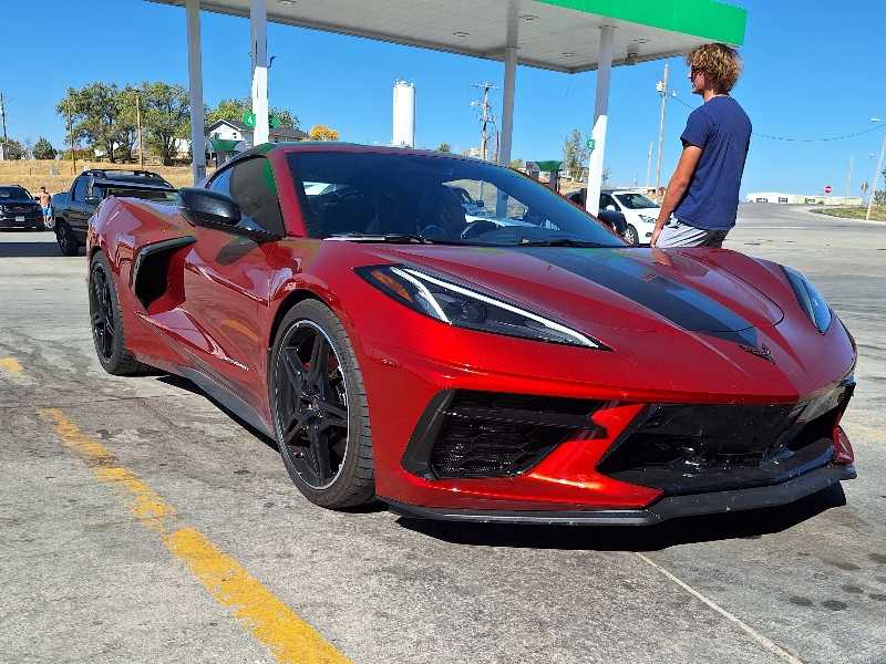 Chevrolet Corvette spotted in Moorcroft