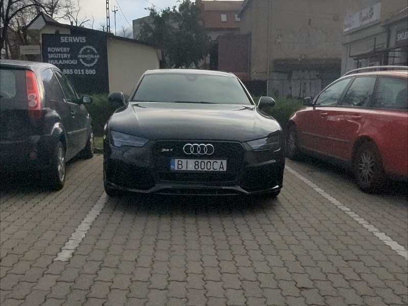 Audi RS7 spotted in Białystok