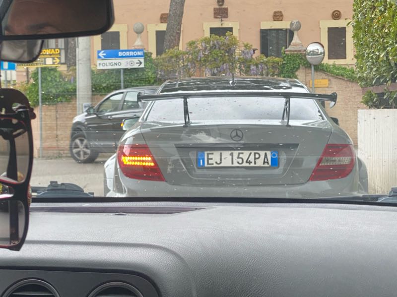 Mercedes-Benz C63 AMG spotted in Foligno