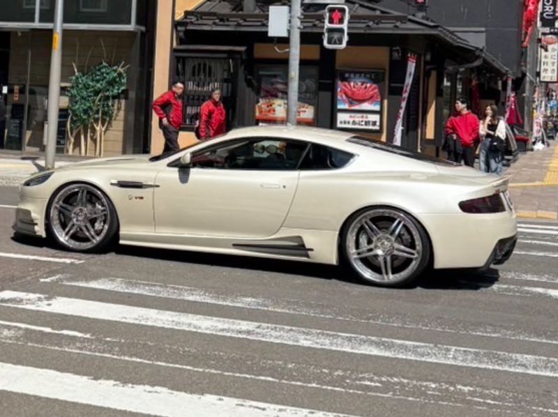 Aston Martin DBS spotted in Sapporo
