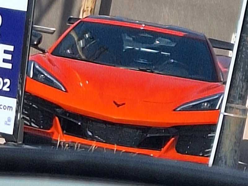 Chevrolet Corvette C8 spotted in Moorcroft