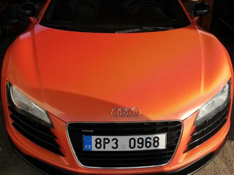 Audi R8 (2011) spotted in Orlík nad Vltavou, Czechia