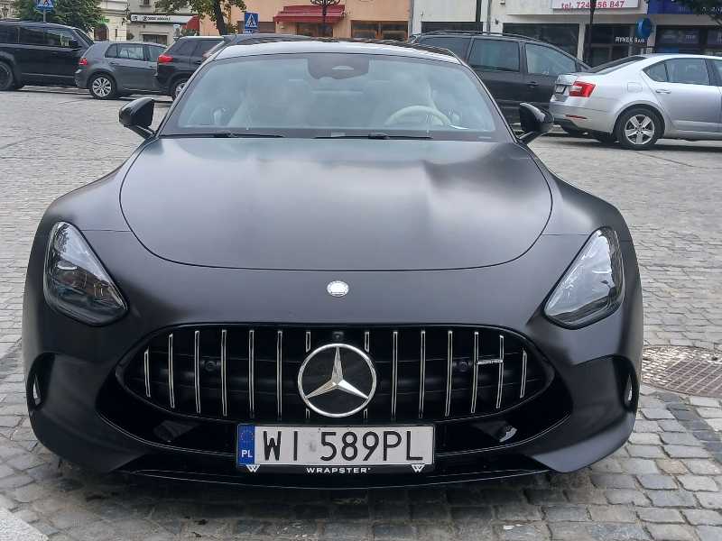 Mercedes-Benz AMG GT spotted in Świdnica