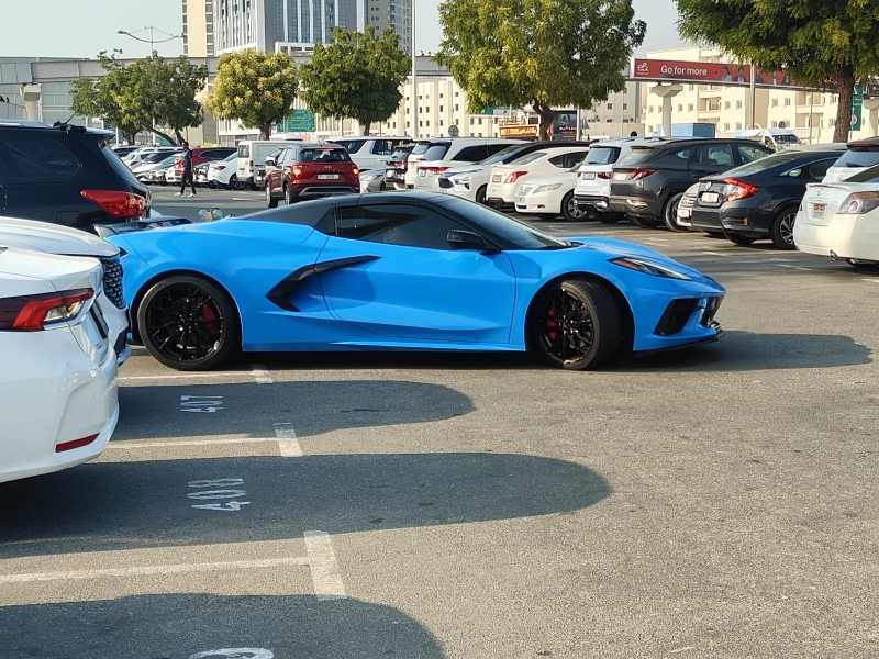 Chevrolet Corvette (2020) spotted in Dubai, United Arab Emirates