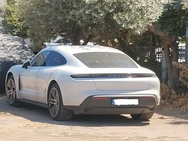 Porsche Taycan spotted in Ammoulianí