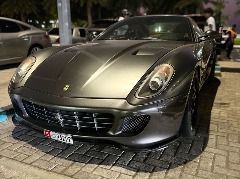 Ferrari 599 GTB Fiorano spotted in Abu Dhabi