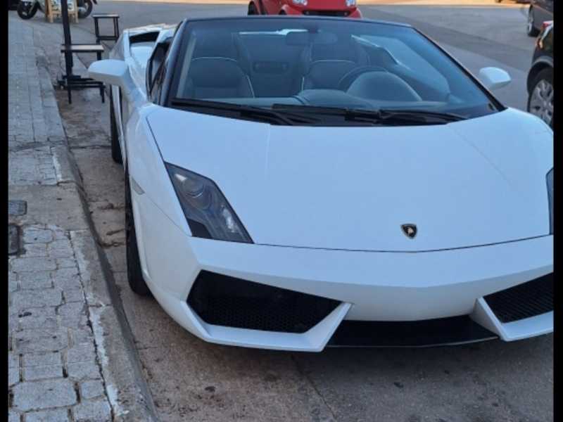 Lamborghini Gallardo Spyder (2008) spotted in Keratéa, Greece