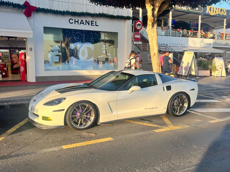 Chevrolet Corvette Z06 spotted in Arrecife