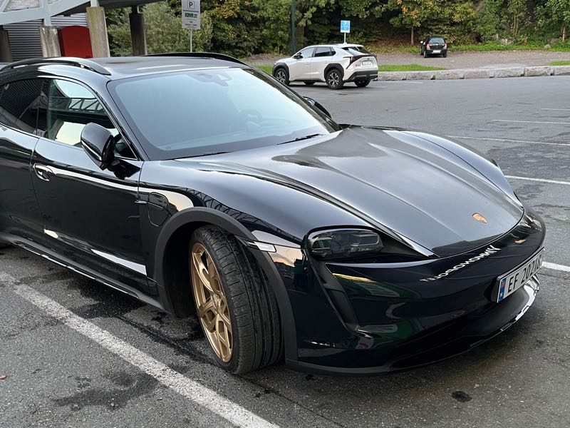 Porsche Taycan spotted in Moss