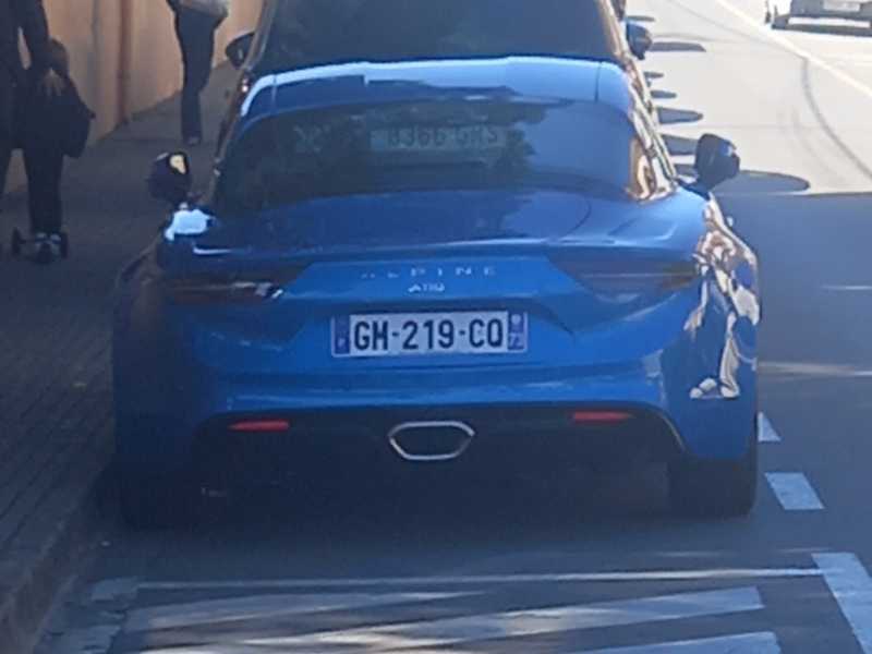 Alpine A110 spotted in Girona