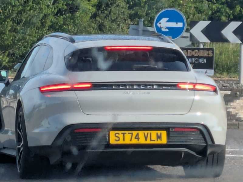 Porsche Taycan (2022) spotted in Inverness, United Kingdom