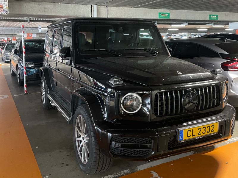 Mercedes-Benz G-Class spotted in Charleroi