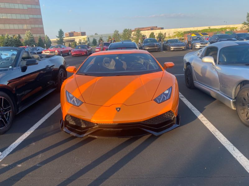 Lamborghini Huracán (2021) spotted in Three Rivers, United States