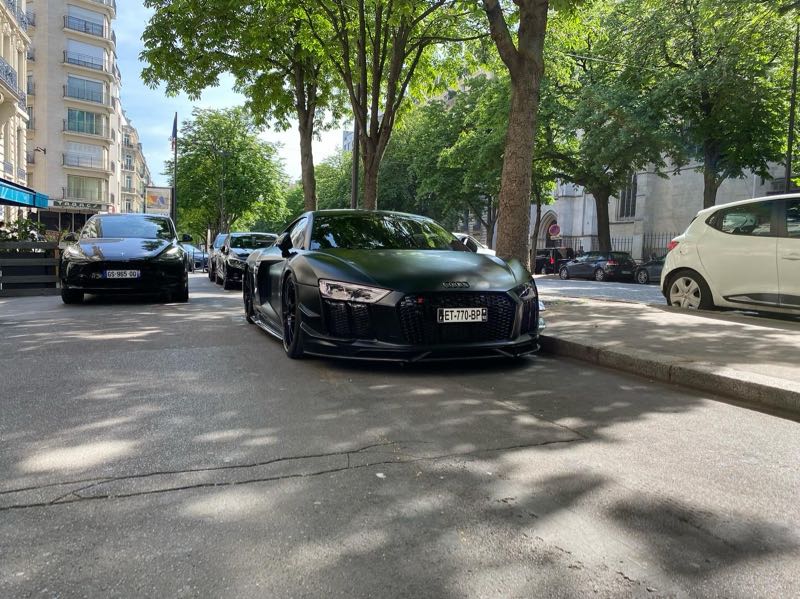 Audi R8 (2022) spotted in Paris, France