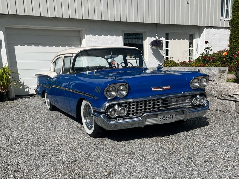 Chevrolet Impala (1958) spotted in Spydeberg, Norway