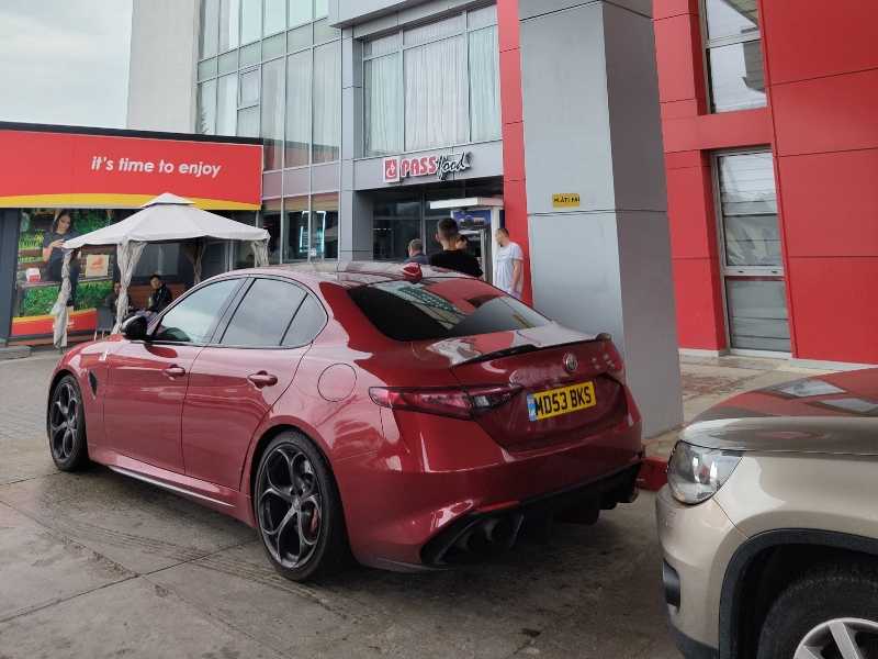 Alfa Romeo Giulia Quadrifoglio spotted in Rădăuți