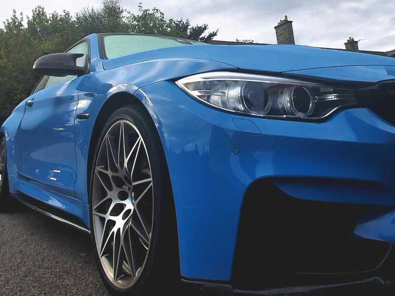 BMW M4 spotted in Forres