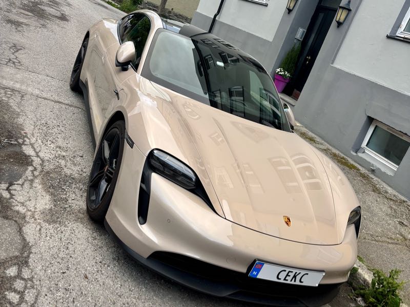 Porsche Taycan spotted in Ålesund