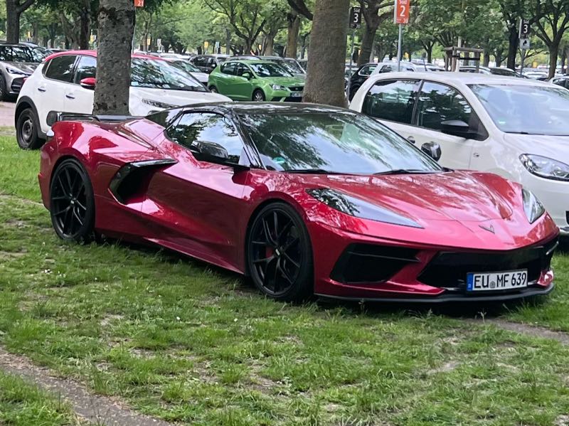 Chevrolet Corvette (2023) spotted in Düsseldorf, Germany