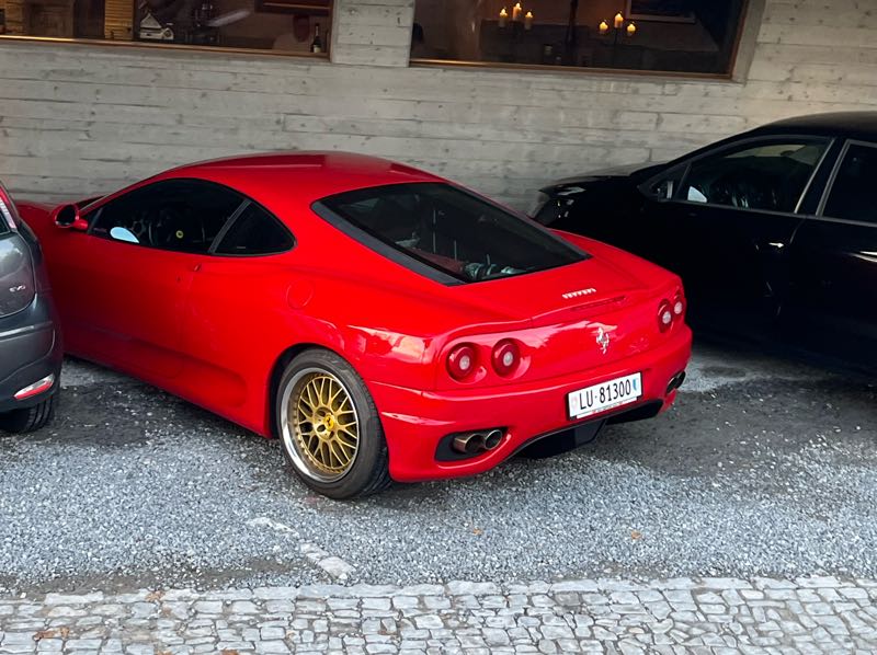 Ferrari F360 Modena spotted in Luzern