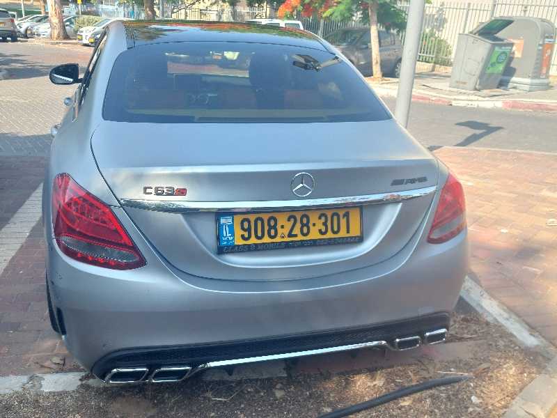 Mercedes-Benz C63 S spotted in Tel Aviv