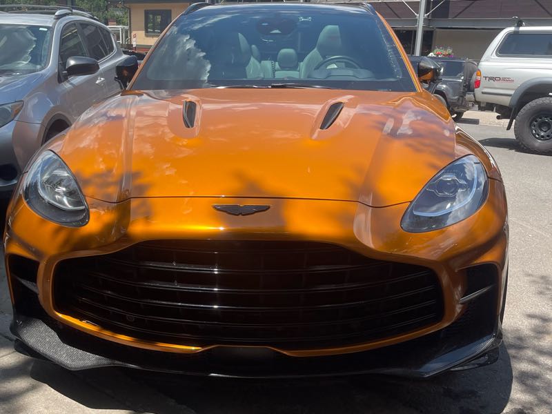 Aston Martin DBX spotted in Aspen