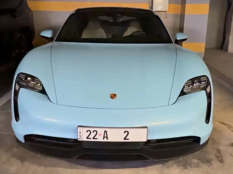 Porsche Taycan spotted in Soran