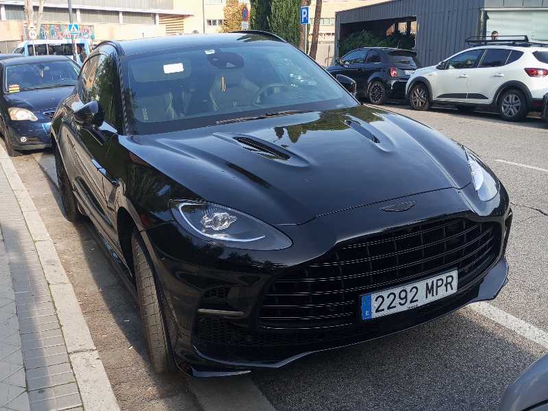 Aston Martin DBX spotted in Albacete