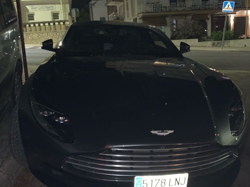 Aston Martin DB11 spotted in Javea