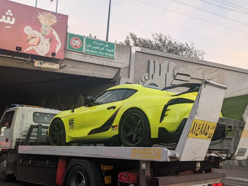 Toyota GR Supra spotted in Tehran
