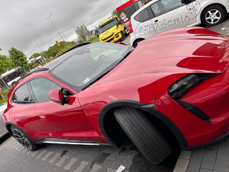 Porsche Taycan (2020) spotted in Kołobrzeg, Poland