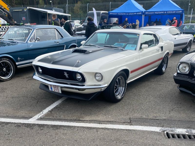 Ford Mustang (1969) spotted in Hasselt, Belgium