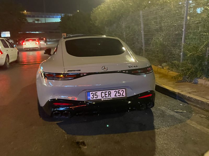 Mercedes-Benz AMG GT 43 spotted in İzmir