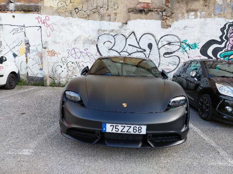Porsche Taycan spotted in Caldas da Rainha
