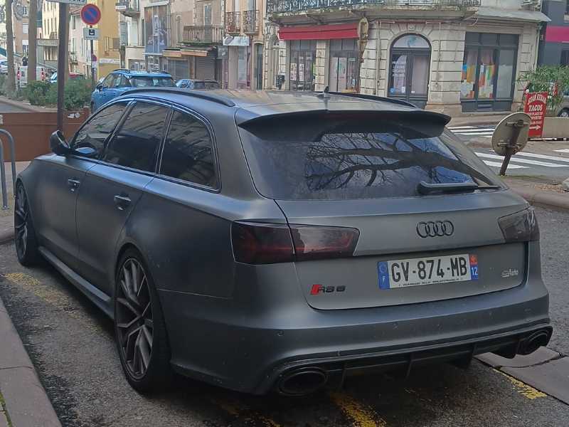 Audi RS6 spotted in Saint-Affrique