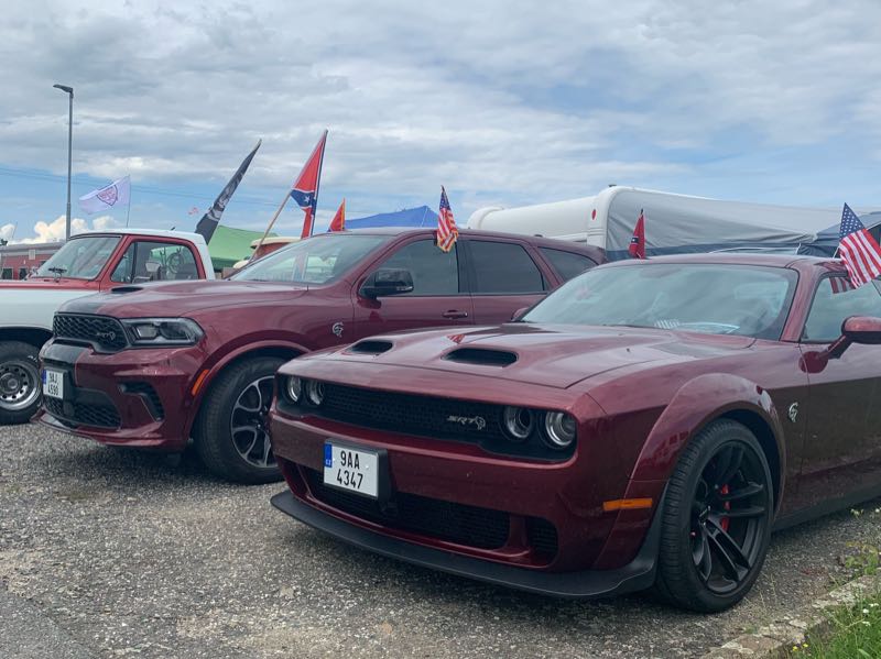 Dodge Challenger Hellcat spotted in Pasohlávky